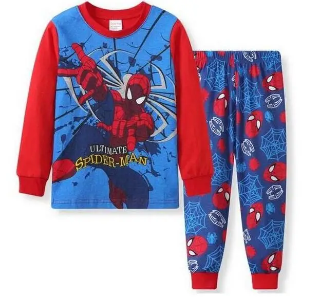 Комплект пижам для мальчиков детская пижама комплект одежды детская пижама детский топ для 2-7 лет+ шорты пижама с рисунком из мультфильма детская одежда для сна - Цвет: STYLE 25
