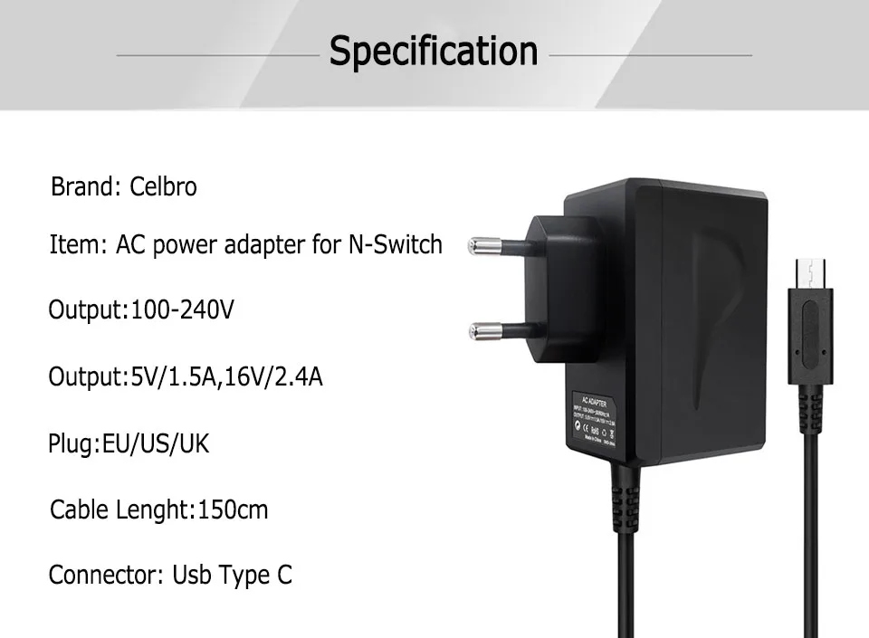 Wall Charger For Nintendo Switch Ns Charger Support Tv Dock 15v 2 6a Ac Power Adapter Uk Us Plug Fast Charging Travel Chargers Chargers Aliexpress