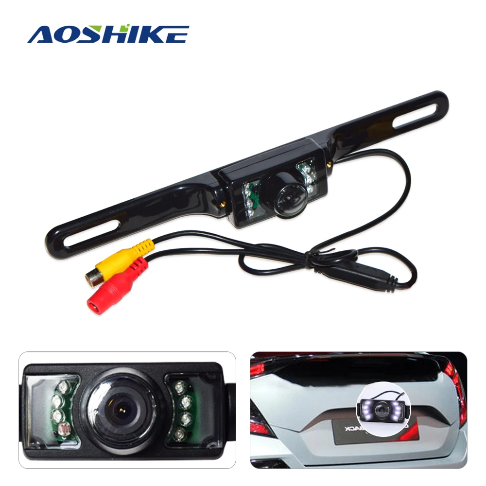 

AOSHIKE HD Car Reverse Rear View Backup Camera Parking Rearview Parking System CCD 170 Degree Parking Backup Cam Night Vision