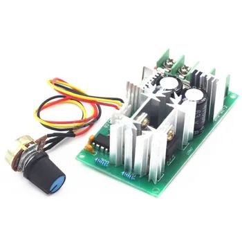

1200W 20A PWM DC Motor Speed Controller 12V ~ 48V With Potentiometer Knob Switch
