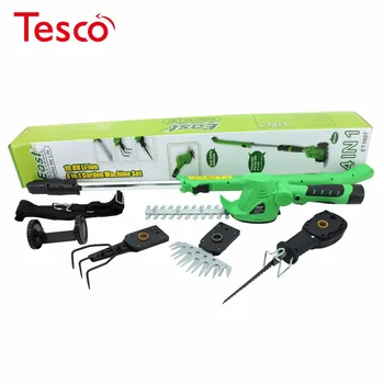 

Garden Power Tools 10.8V Li-ion Rechargeable Battery Cordless mini scarifier Grass shear Hedge Trimmer ET1007 4in1