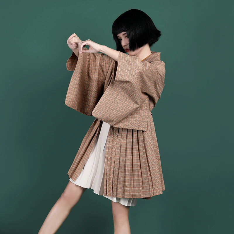 

[EWQ] 2019 Autumn New Japan Style Fashion Clothes High Quality Long Sleeve Pleated Hem Women Jacket Loose Feminina Coat QJ65816