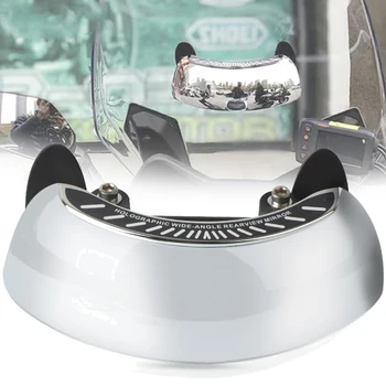 

For SUZUKI HAYABUSA GSX1300R RV 125 200 VANVAN Motorcycle Windshield Rearview Mirrors 180 Degree Wide Angle Mirror Universal