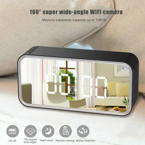 Часы с поддержкой Wifi и камерой 4K Hd Поддержка Макс 128 ГБ карта памяти 6 м расстояние