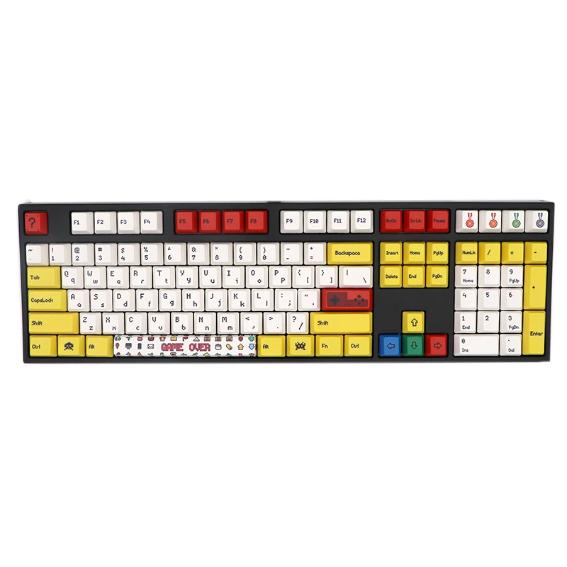 Keypro Aegean sea/Dawn/Pixel time/Night/Rune 108 Keycap Dye sublimated Font For Wired USB Mechanical Keyboard MX switch keycap | Компьютеры