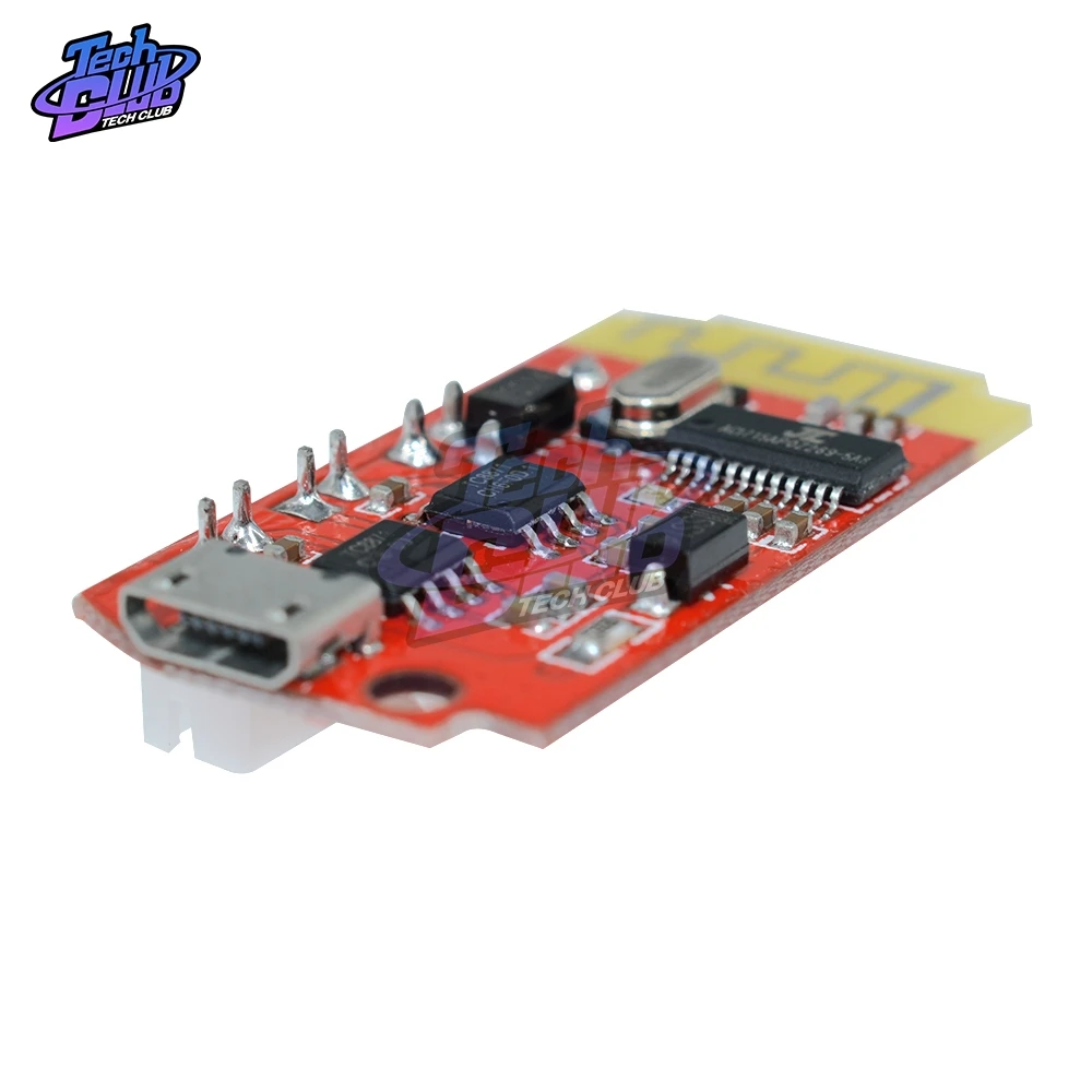 5W+5W Bluetooth Module Power Amplifier Board CT14 Micro 4.2 Stereo 5VF Mini with Charging Port for Refitting Idle Sound Box