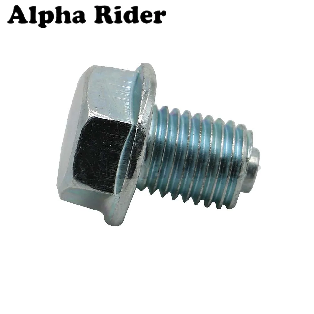 M12*1.5*13mm 92800-12000 Engine Crankcase Magnetic Oil Drain Plug Bolt Replaces For Honda ATC ATV Dirt Bike Street Bike Scooter motorcycle accessories