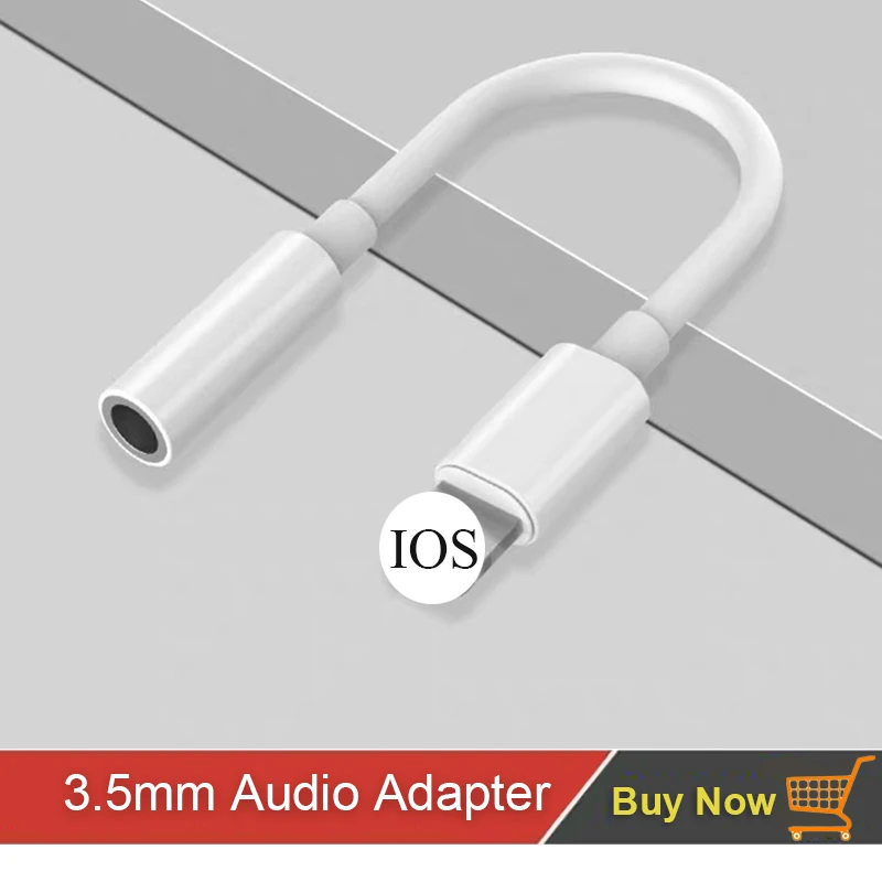 

3.5mm Earphone Adapter for IPhone X XR XS Max 8 7 6 6s Plus AUX Headphones Adapter for I Phone Xsmax Xmax IPhone7 Accessories