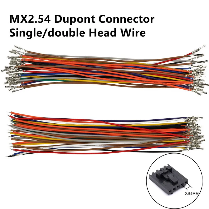 Connecteur Dupont MX Complet 4 broches Femelle - 4 Pins - 2,54 mm - A  Clipser - Euro Makers