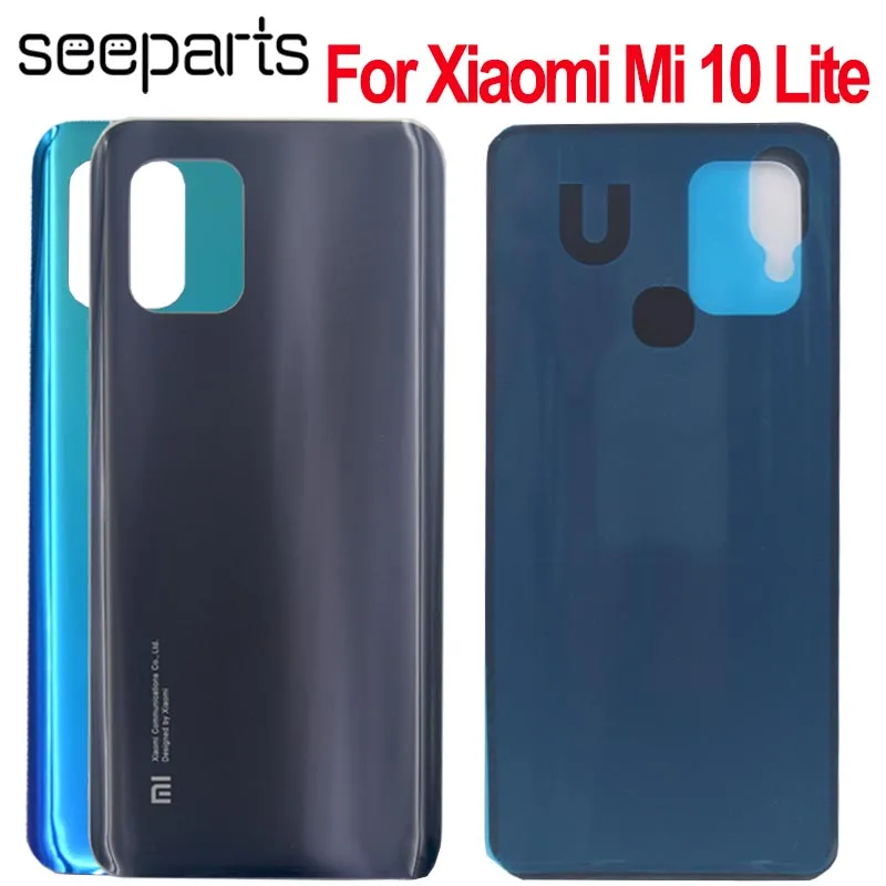 Новая задняя крышка батарейного отсека для Xiaomi mi 10 Lite | Мобильные телефоны и