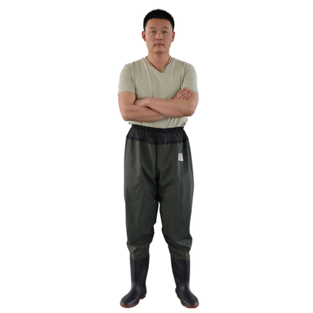 Nylon Breathable Waterproof Stocking Foot Fly Fishing Hunting Chest Waders  Pant For Men And Women One