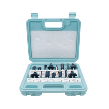 

12/15pcs Woodworking Milling Cutter Router Bit Set Carbide Woodworking Trimming Milling Kit 66CY