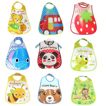 

Baby Bib Cartoon Animal Waterproof Bib EVA Baby Bib Saliva Towel Burp Cloth Feeding Accessories Baby feeding supplies