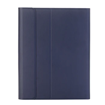

10.2 inch Universal Tablet Stand Cover Colorful Backlight Wireless Keyboard PU Leather Case (Blue)