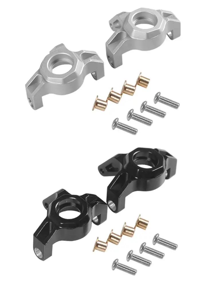 

2pcs Metal Aluminium Alloy Steering Hub Mount Axle For Axial WRAITH Ghost RR10 90048 Wraith AR60 Remote Control Car Accessories