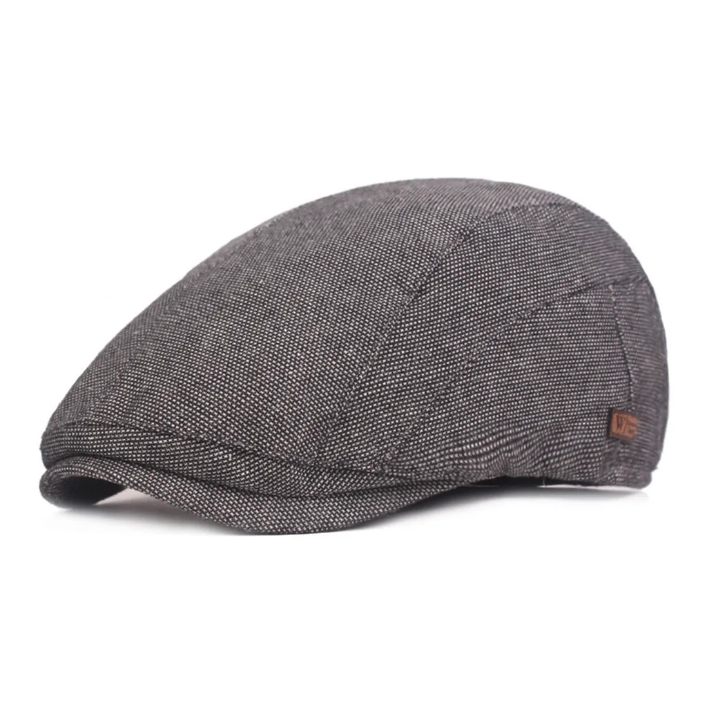 Мужская и женская плоская кепка Newsboy Baker береты Duckbill Golf Driving Cabbie Hat boinas masculinas tocas e gorros masculino inverno