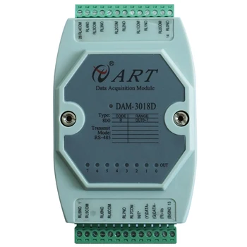 

8-channel Relay Output Module RS485 Bus Modbus RTU Protocol DAM3018D / AM3017D