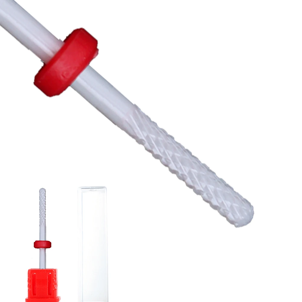 Ceramic Nail Drill Bit for Manicure and Pedicure - Cuticle Care and Polishing Tool
