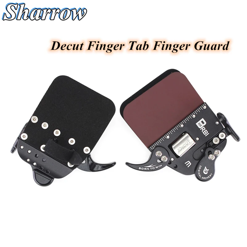2019Decut Finger Tab защита для пальцев Archer левая и правая вкладки защитные накладки для рук кожаный протектор