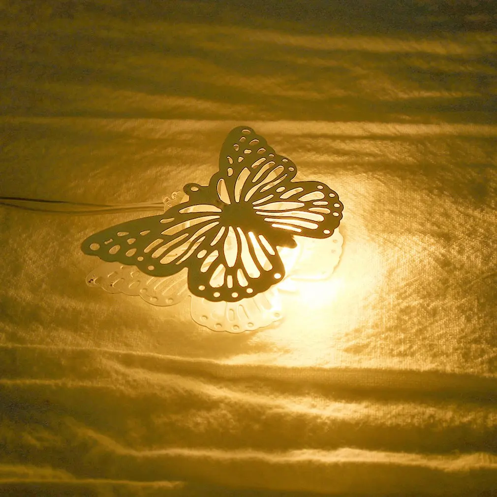 Openwork Butterfly Lights Led Shape Decorative Lights Small Night Light Birthday Proposal Confession Arrangement Prop Lights