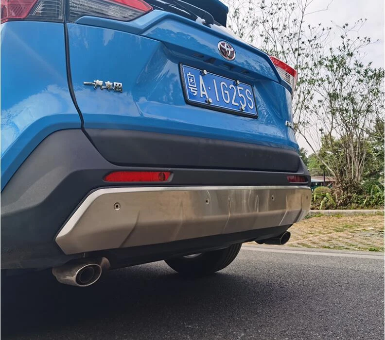 Przedni Zderzak Ze Stali Nierdzewnej I Tylny Dyfuzor Osłona Zabezpieczająca Osłona Płyty Zderzaka Dla Toyota Rav4 Rav 4 2019 2020 2021 Rok|Bumpers| - Aliexpress