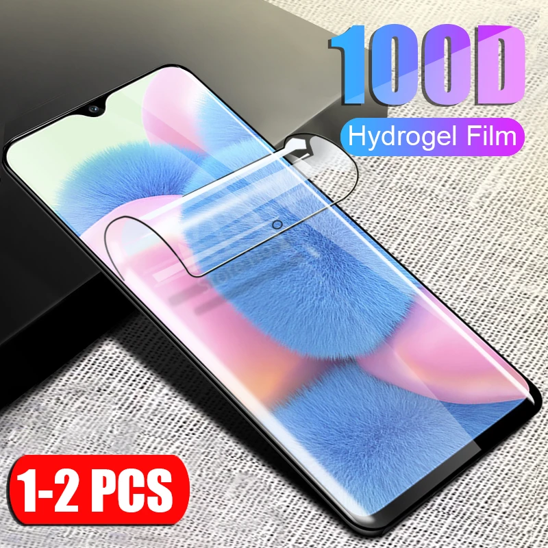 Защитное стекло Гидрогелевая пленка для Samsung Galaxy A01 A10 A10S A20 A30 A30S A40 A50 A50S A70 Tremp 2