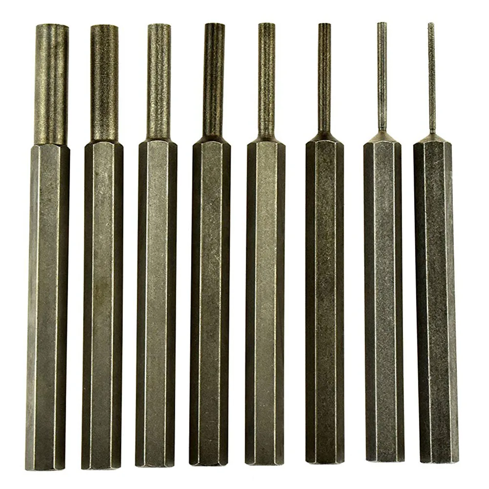 

18 Pcs Drive Pin Punch Tool Durable Portable for Automotive Work Crafts Wooden BJStore