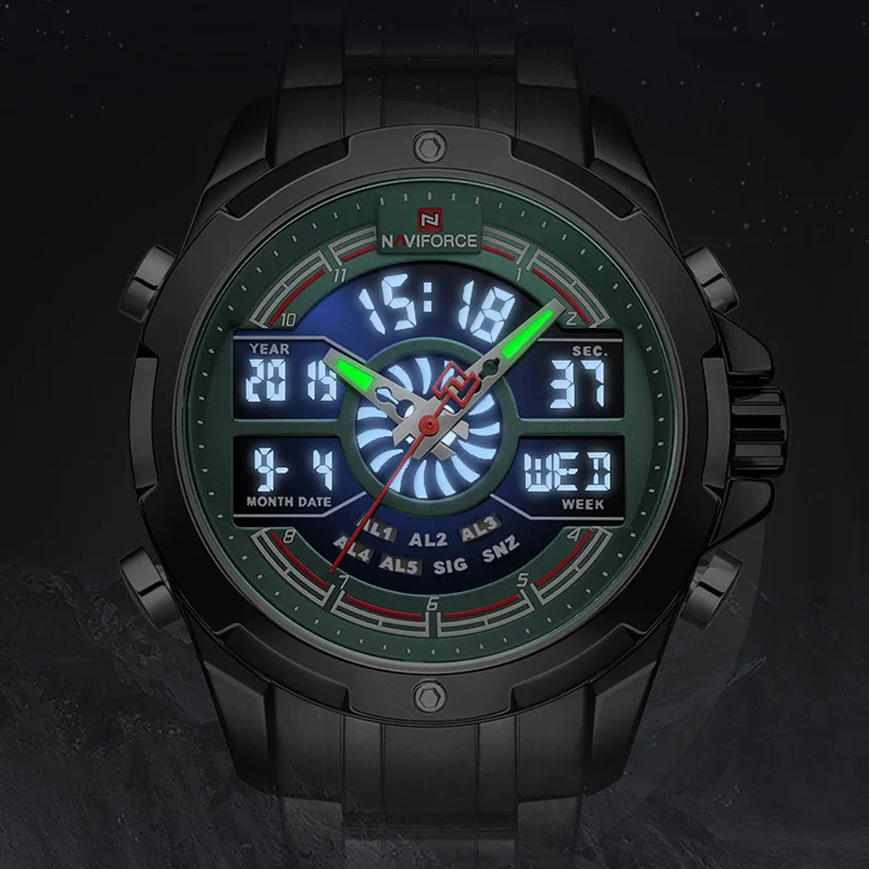  NAVIFORCE Men Watch Top Luxury Brand Waterproof Business Quartz Watches Men’s Military Sports Male 