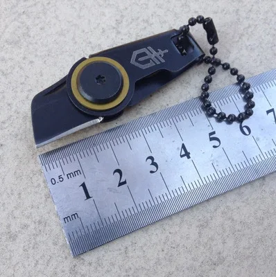 

New Products Bell Outdoor Mini Key Chain Accessories EDC Carry-on Multi-functional Survival Tool Zipper Pendant