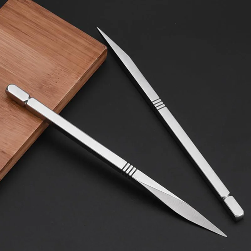 1pc Stainless Steel Tea Needle Delicate Tea Cutter Puer Cone Ceremony Accessories Craft Kung Fu Teasets Spiral Knife tea cutter tea needle set