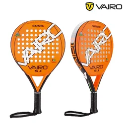New Vairo 5.1 Porfessional Padel Tennis Racket Carbon Fiber EVA Face Beach Tennis Racket