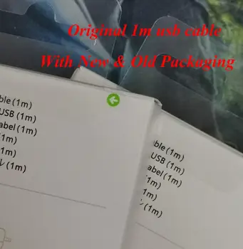 

10 pcs/batch new box OD 3.0 high quality aluminum foil 1m/3ft USB data sync charger cable for 6 7 8 with green label