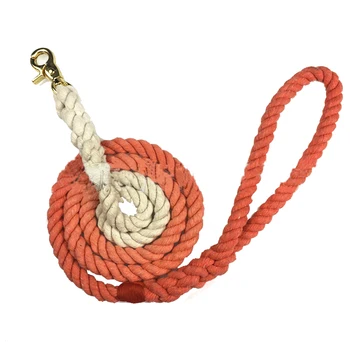

10PCS / LOT Dog Leash Three Strands Of Pure Cotton Pet Traction Rope 1.2cm Color-Changing Pet Leash