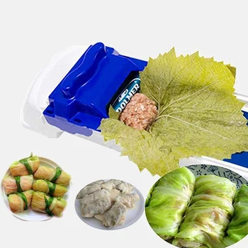 

Creative Vegetable Meat Rolling Tool Sushi Kitchen Bar Stuffed Grape Cabbage Leaf Gadget Roller Machine For Turkish Dolma