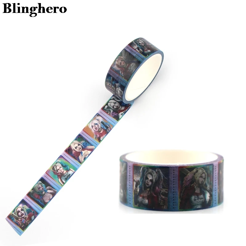 

Blinghero 15mmX5m Cool Washi Clown Tape Paper DIY Decorative Adhesive Tape Stationery Masking Tapes ZC0096