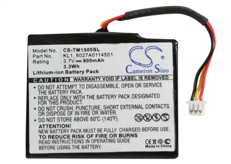 Cameron sino 900 мА/ч батарея для TOMTOM через 1400 м 1405 т 1435 1435TM 1505 1535 6027A0114501 KL1 | Электроника