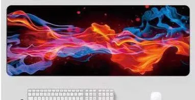 Peça de Jogo Almofada do Mouse com Bloqueio Jogo do Rato Grande dos Desenhos Mousepad Anime Borda Animados Borracha Mouse Pad Teclado Computador Uma 9 Almofadas de mesa & Blotters