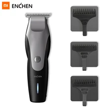 Новинка Xiaomi ENCHEN Hummingbird электрическая машинка для стрижки волос 10 Вт usb зарядка 110-240 в низкий уровень шума триммер для волос с 3 гребнем для волос для мужчин