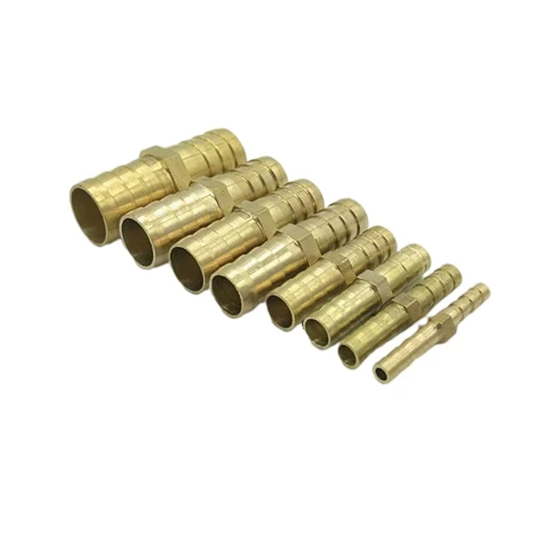 Brass Straight Hose Pipe Fitting Equal Barb 4mm-25mm Gas Copper Barbed Coupler Connector Adapter hose pipe fitting pipe fitting water pipe fitting