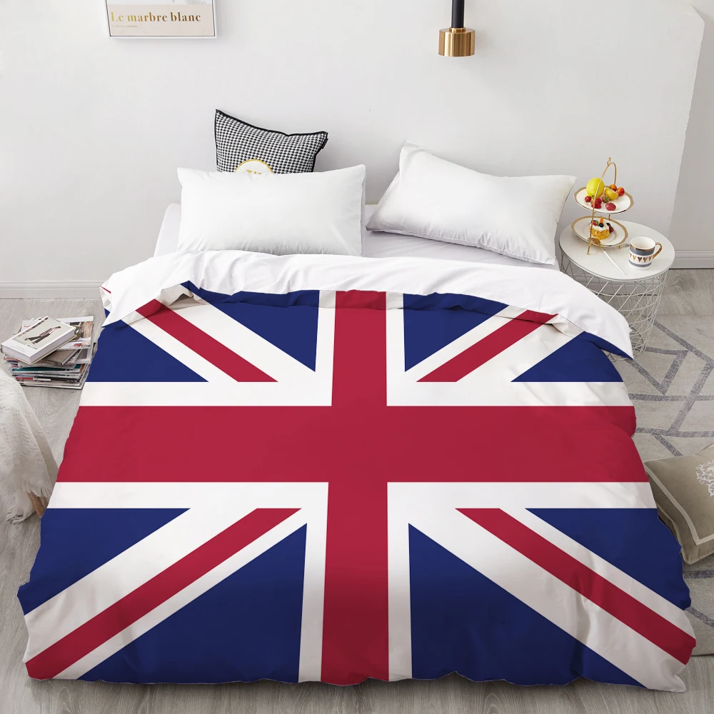 3D пользовательские пододеяльник, одеяло/одеяло чехол AU queen/King/220x240/200x200, постельные принадлежности Флаг США, Прямая поставка - Цвет: United Kingdom