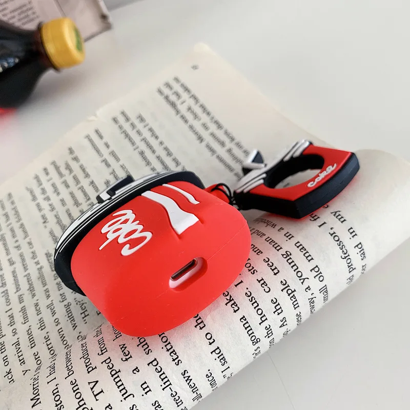 Летний день Кола Сода AirPods защитный чехол для Apple iPhone беспроводные Bluetooth наборы наушников креативный мягкий