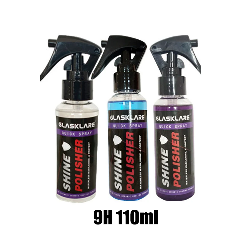 Auto Quick Coat Ceramic Coating Car Wax 3 in 1 Hydrophobic Car Polish Waterless Wash Shine Polymer Sealent Spray Protection