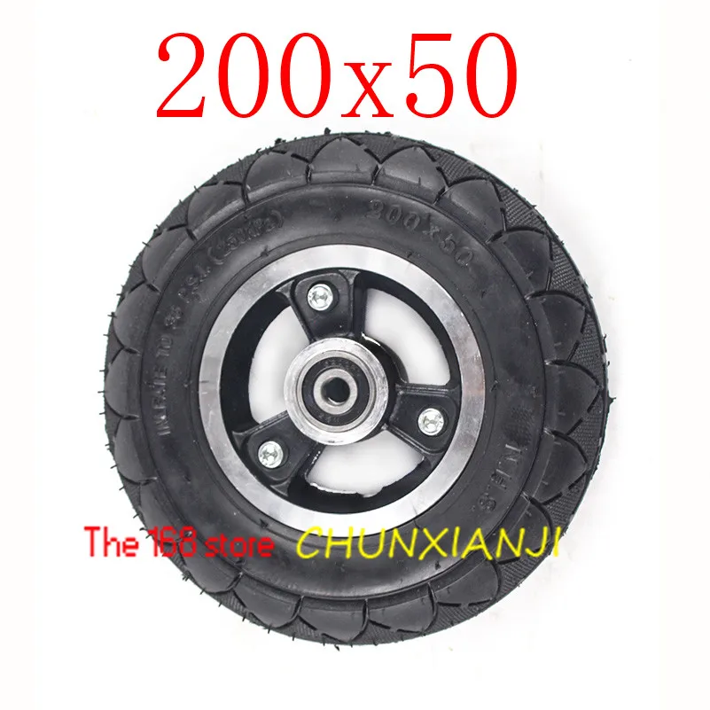 

High Quality Mobility Scooter Wheelchair Tire 200 X 50 (8x2) Solid/foam Filled 200x50 for Razor E100 E125 E200 Vapo