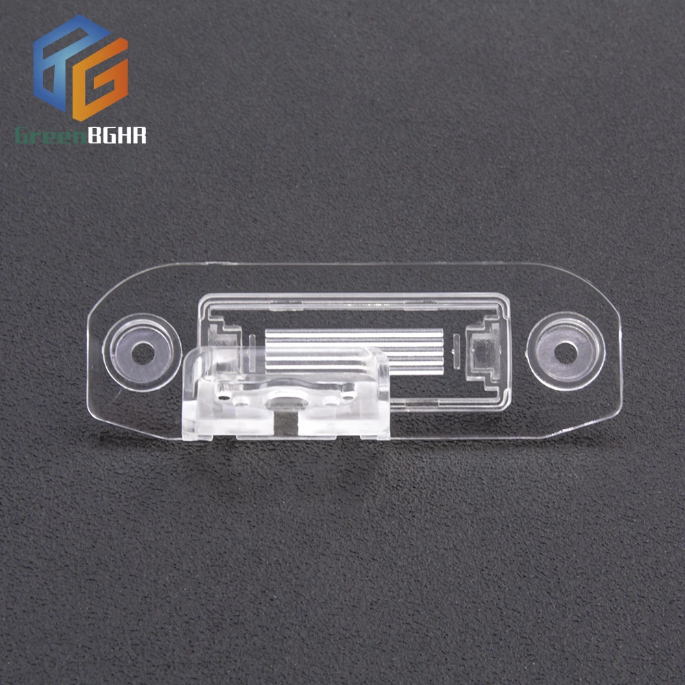 Green BGHR License Plate Lights Housing Car Rear View Camera Bracket