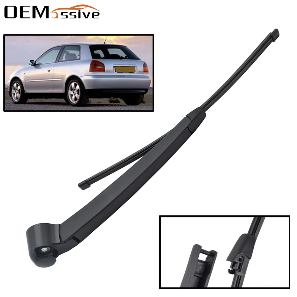 

Tailgate Rear Windshield Wiper Blade Arm Kit Set For Audi A3 8L Hatchback 1996 1997 1998 1999 2000 2001 2002 2003