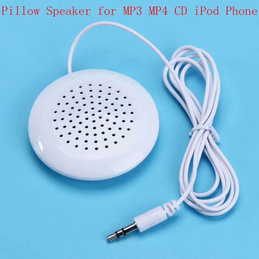 Portable Speaker 3.5mm Handsfree Stereo Pillow Speaker Subwoofer for MP3 MP4 CD for iPod Phone surround Loudspeaker Sleepaids Portable Speaker 3.5mm Handsfree Stereo Pillow Speaker Subwoofer for MP3 MP4 CD for iPod Phone surround Loudspeaker Sleepaids