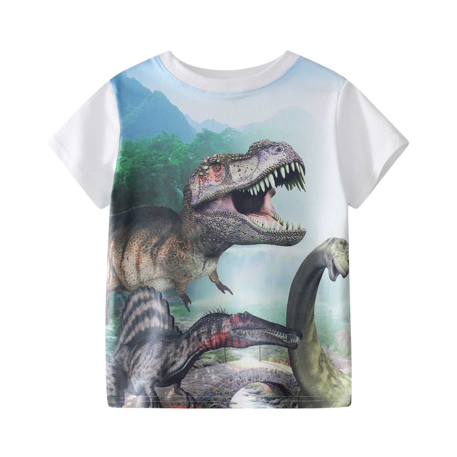 

2019 Foreign Trade Childrenswear BOY'S Summer Short Sleeve European And American Style Pure Cotton Childrenswear Children T-shir
