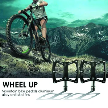 

1 Pair Bicycle Pedals Aluminum Alloy Bearing Mountain Bike Bicycle Non-slip Pedal