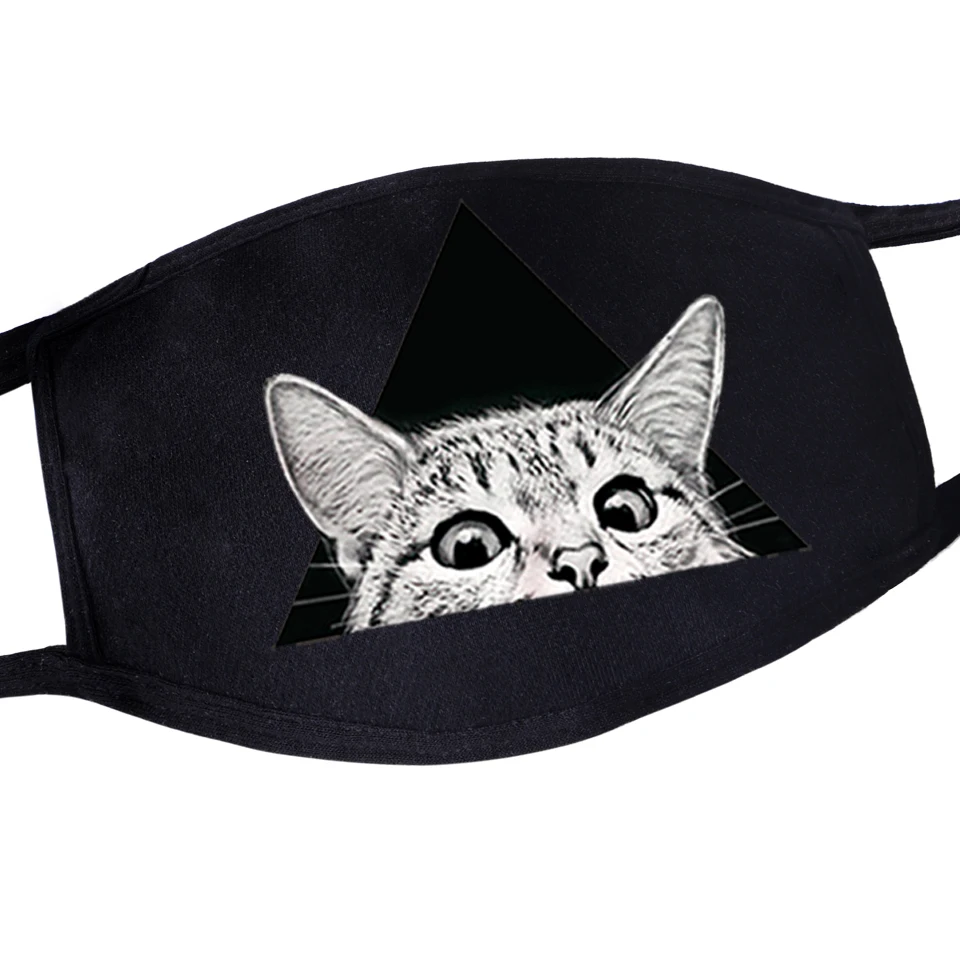Маска Meow многоразовые маски с ушными петлями маска кавайная для кошек наблюдения
