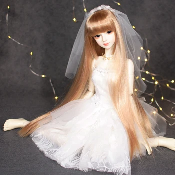 

Fashion 1/3 Doll Wedding Dress Set For Dolls Parts Accessories